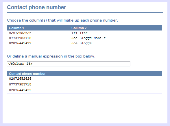 web user import