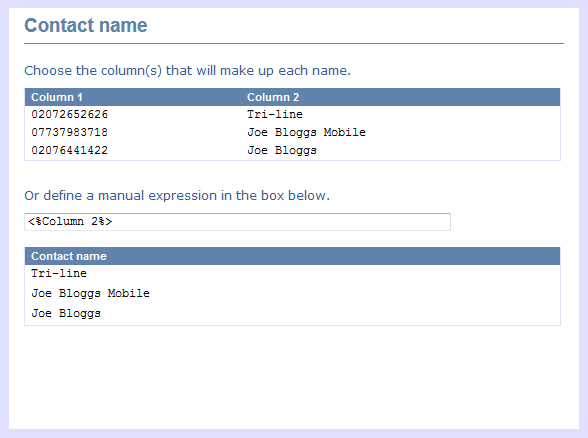 web user import